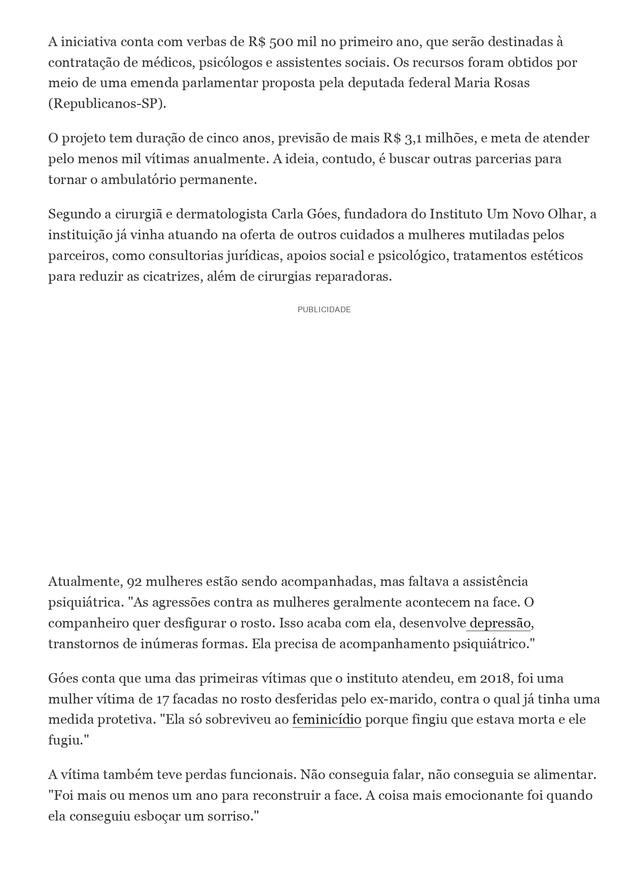 Hospital das Clínicas cria 1º ambulatório psiquiátrico para vítimas de  violência doméstica – Instituto de Psiquiatria – IPq